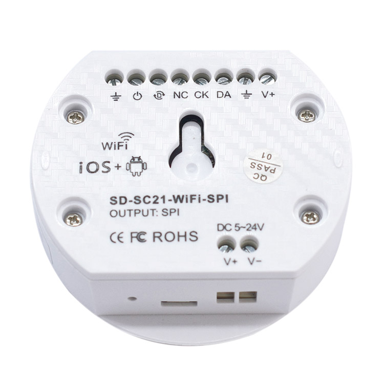 WiFi SPI Programmable Time Controller WiFi-SPI For WS2801 WS2812B LPD6803 Addressable Digital LED Strip Lights WiFi SPI Programmable Time Controller WiFi-SPI For WS2801 WS2812B LPD6803 Addressable Digital LED Strip Lights
